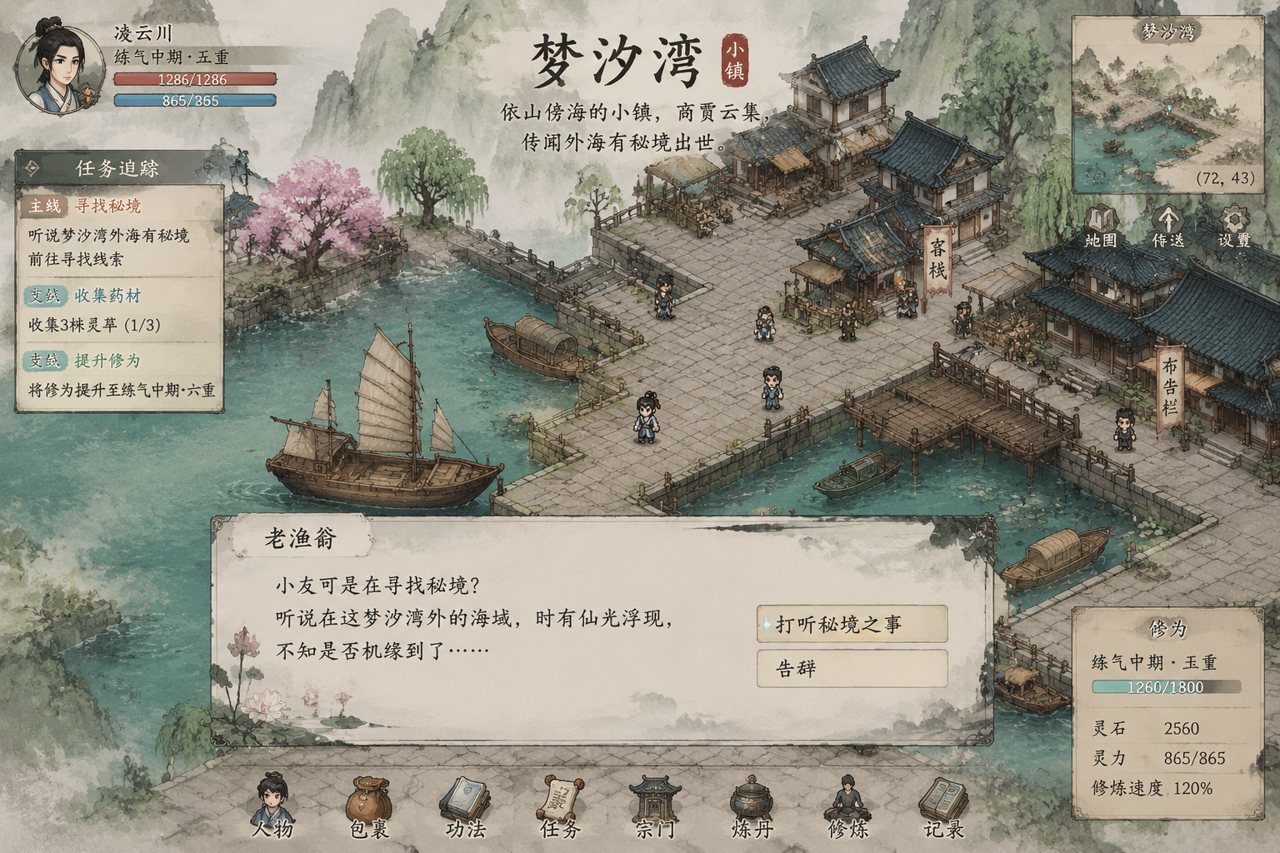 谪仙索欢录 角色路线 玩法截图 8